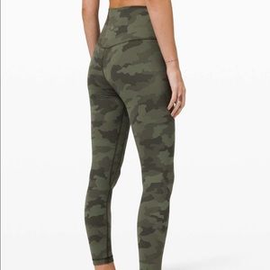 Lululemon Align Green Camo size 4